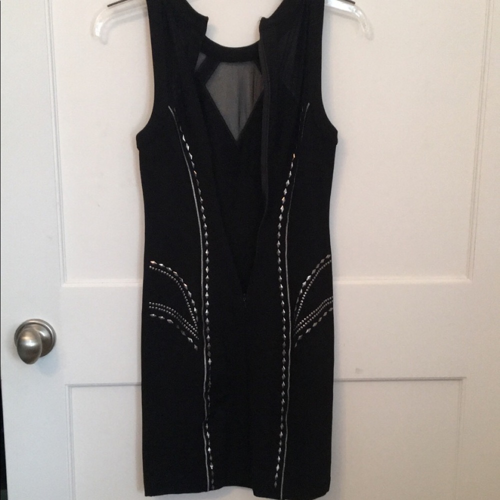 BLACK GUESS MINI DRESS - Picture 2 of 3